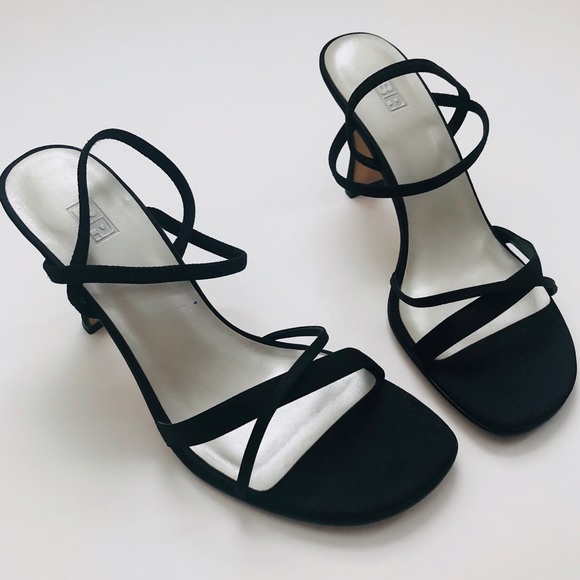 nordstrom black strappy heels